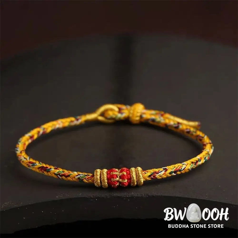 BWOOOH Handmade Colorful Rope King Kong Knot Braided Luck Bracelet | spiritual healing bracelet