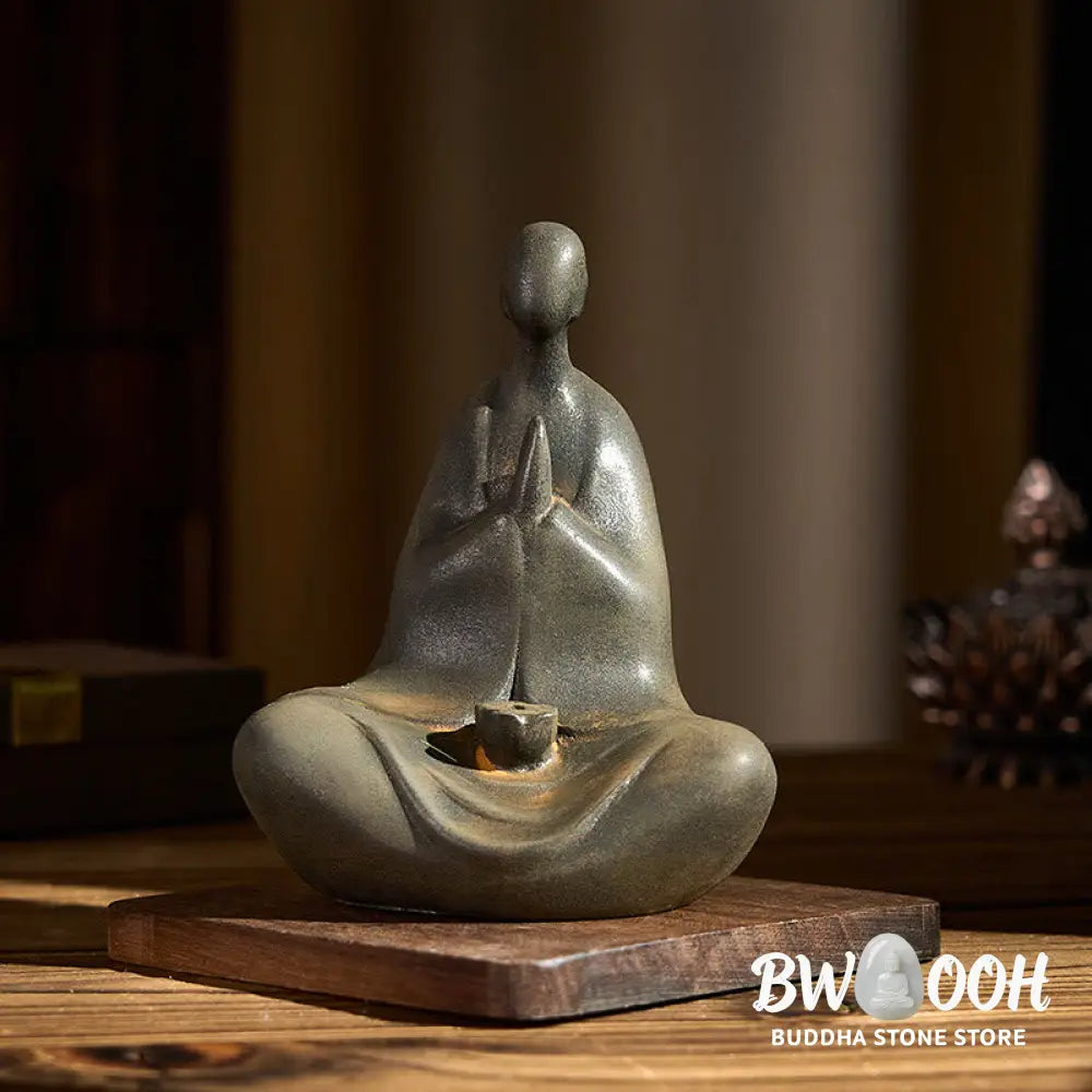 BWOOOH resin Buddha statue - Handmade Formless Buddha Iron Powde