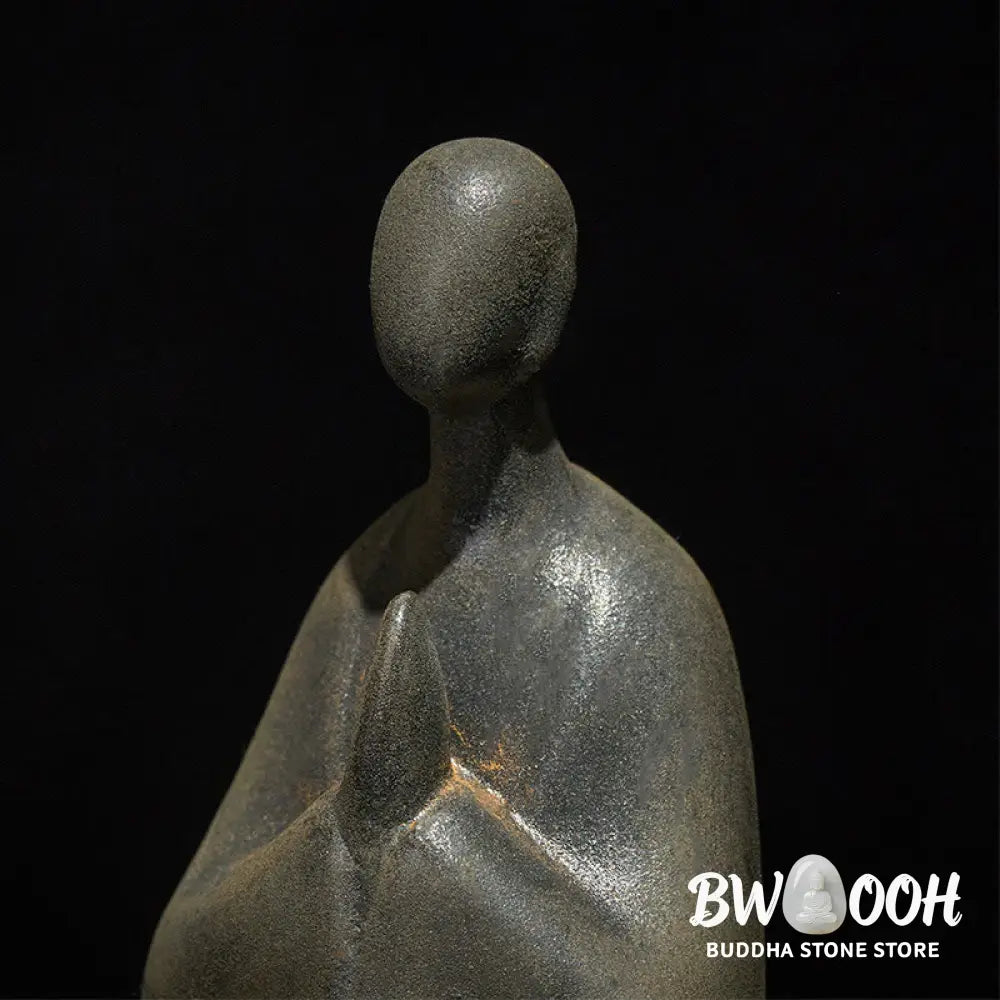 BWOOOH resin Buddha statue - Handmade Formless Buddha Iron Powde