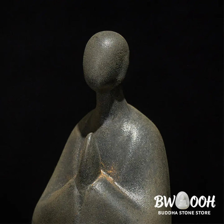 BWOOOH resin Buddha statue - Handmade Formless Buddha Iron Powde