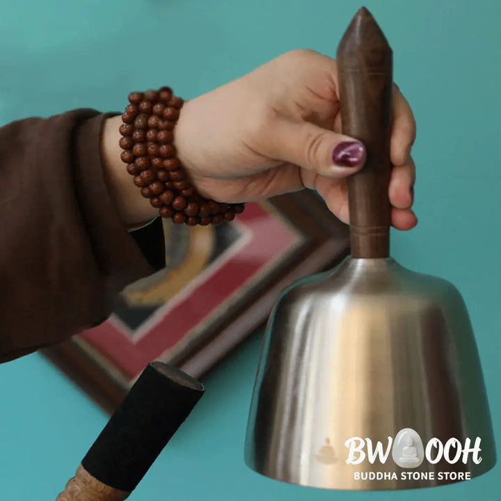 BWOOOH Tibetan singing bowl for meditation - Handmade Hand-held Awakening S