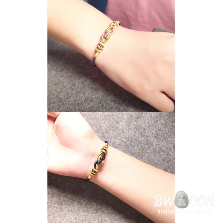 BWOOOH Handmade Knotting Faith Strength Braid String Bracelet | spiritual healing bracelet
