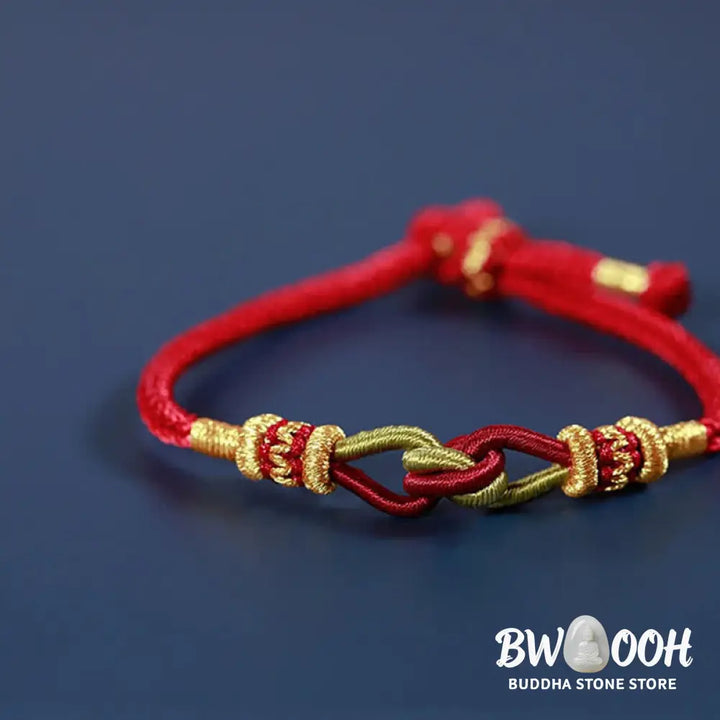BWOOOH Handmade Knotting Faith Strength Braid String Bracelet | spiritual healing bracelet