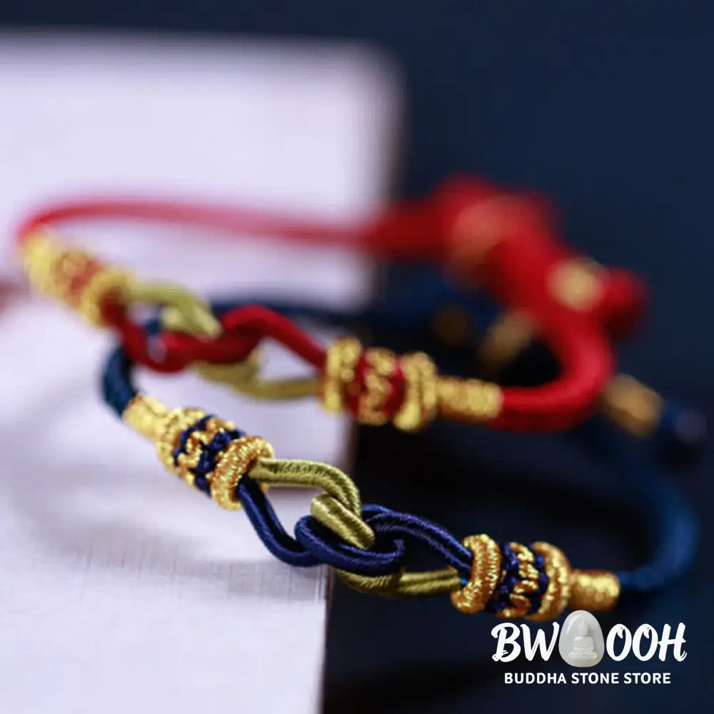 BWOOOH Handmade Knotting Faith Strength Braid String Bracelet | spiritual healing bracelet