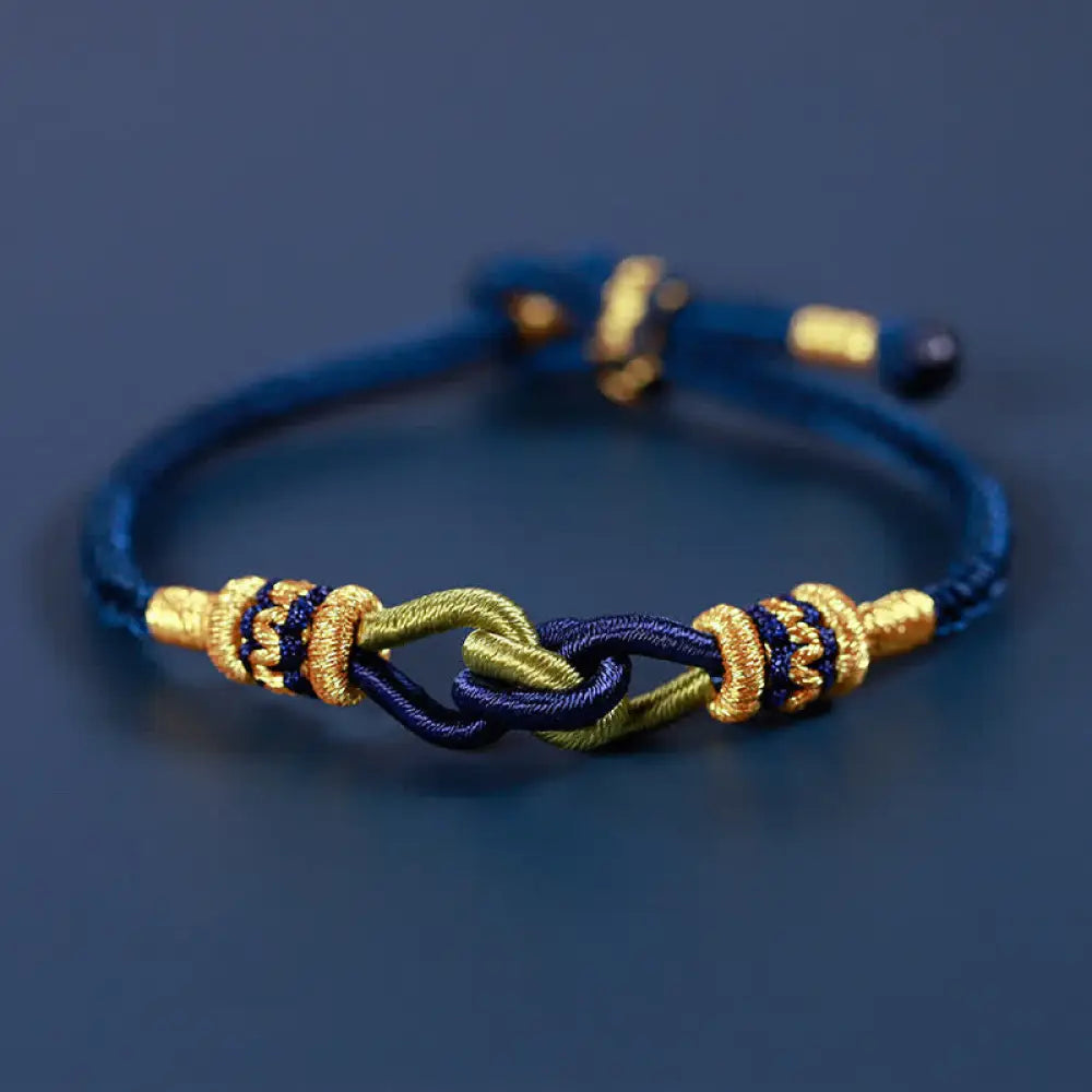 BWOOOH Handmade Knotting Faith Strength Braid String Bracelet | spiritual healing bracelet