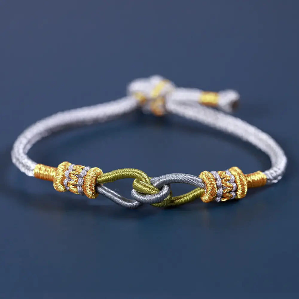BWOOOH Handmade Knotting Faith Strength Braid String Bracelet | spiritual healing bracelet