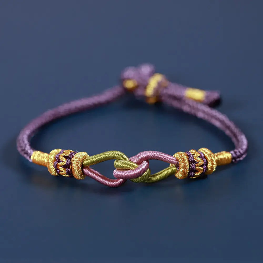 BWOOOH Handmade Knotting Faith Strength Braid String Bracelet | spiritual healing bracelet