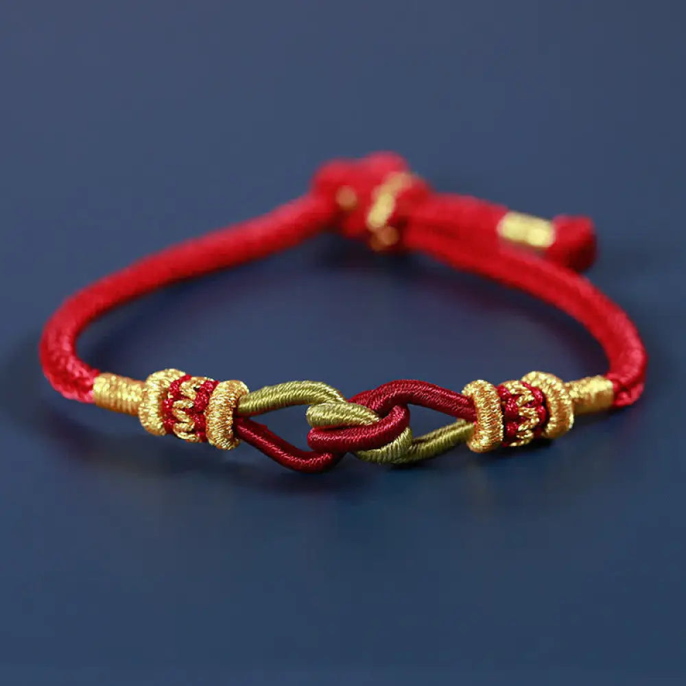 BWOOOH Handmade Knotting Faith Strength Braid String Bracelet | spiritual healing bracelet