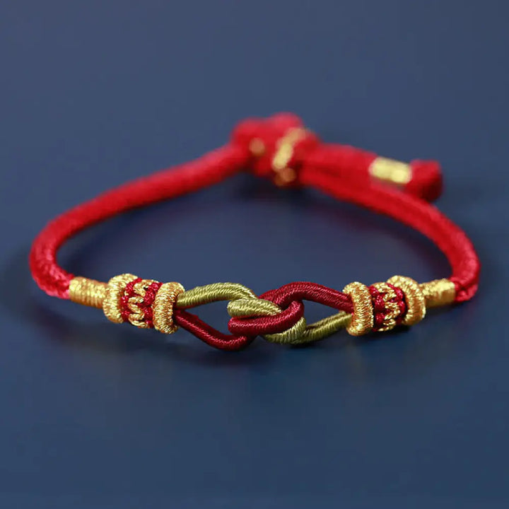 BWOOOH Handmade Knotting Faith Strength Braid String Bracelet | spiritual healing bracelet