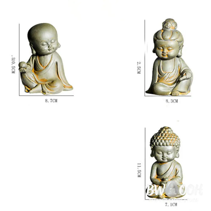 BWOOOH resin Kwan Yin statue - Handmade Ksitigarbha Kwan Yin Guany