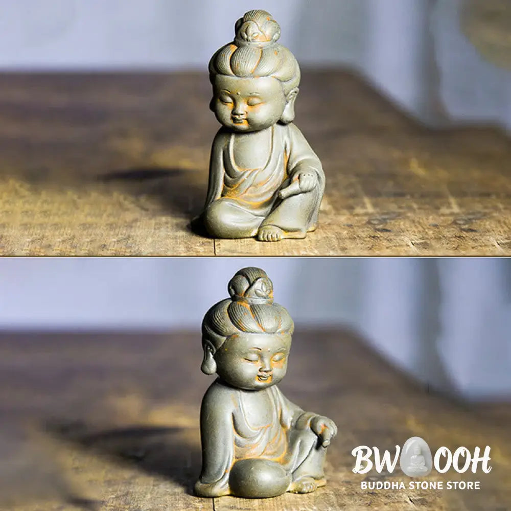 BWOOOH resin Kwan Yin statue - Handmade Ksitigarbha Kwan Yin Guany