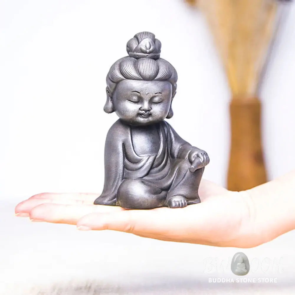 BWOOOH resin Kwan Yin statue - Handmade Ksitigarbha Kwan Yin Guany