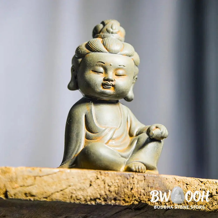 BWOOOH resin Kwan Yin statue - Handmade Ksitigarbha Kwan Yin Guany