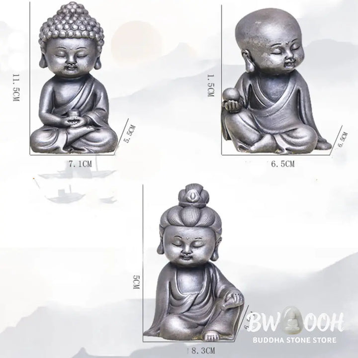 BWOOOH resin Kwan Yin statue - Handmade Ksitigarbha Kwan Yin Guany