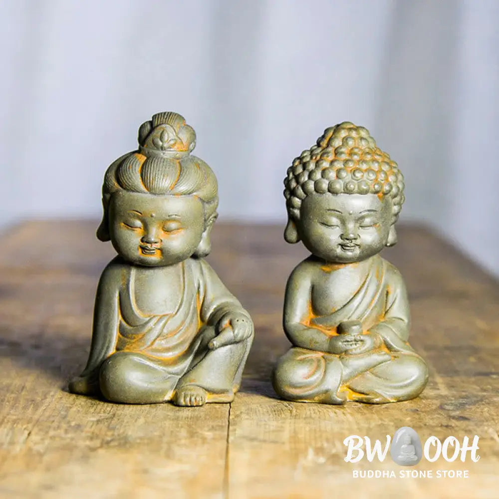 BWOOOH resin Kwan Yin statue - Handmade Ksitigarbha Kwan Yin Guany