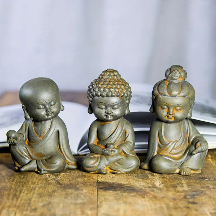 BWOOOH resin Kwan Yin statue - Handmade Ksitigarbha Kwan Yin Guany