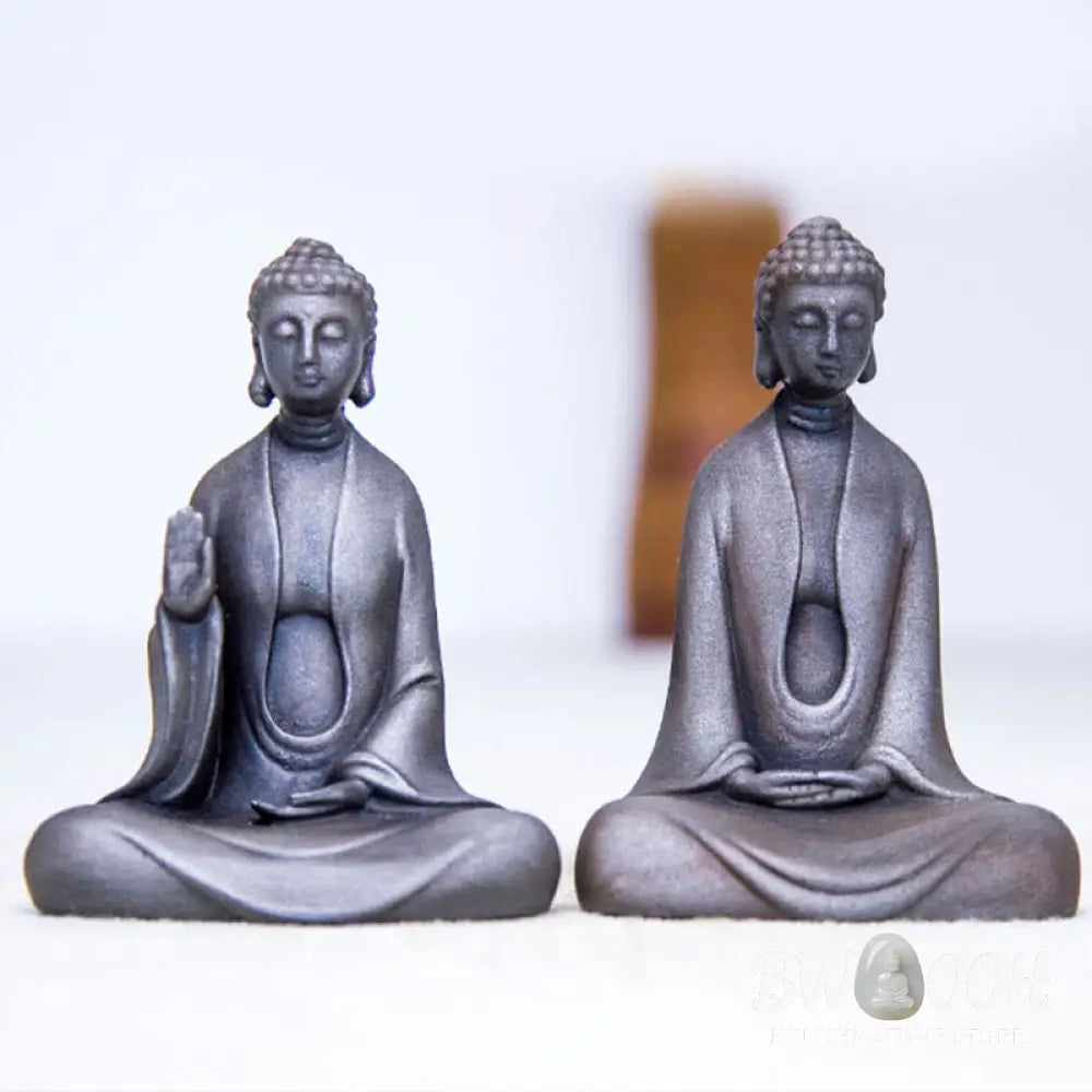 BWOOOH resin Buddha statue - Handmade Meditation Sakyamuni Buddh