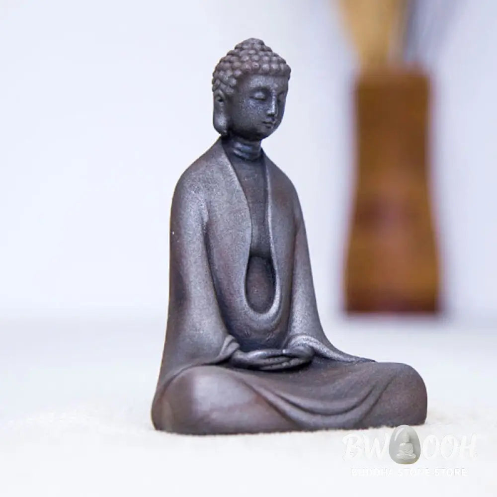 BWOOOH resin Buddha statue - Handmade Meditation Sakyamuni Buddh