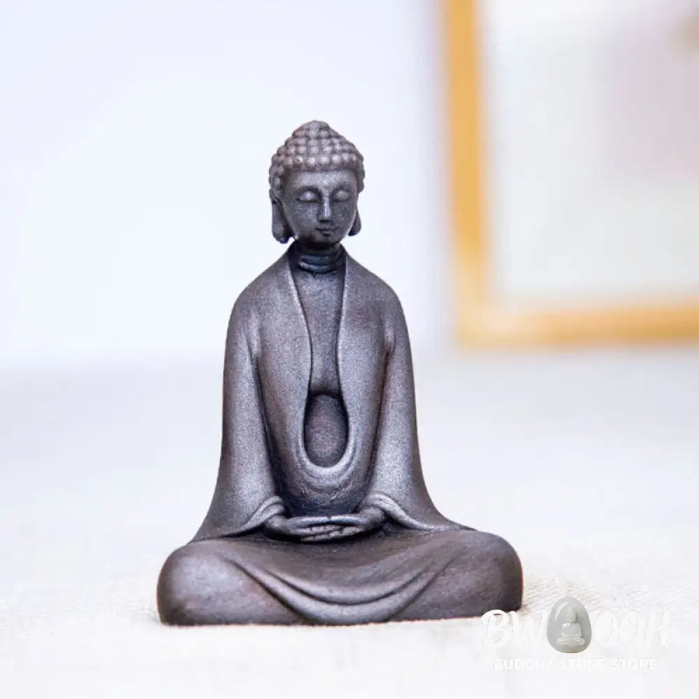 BWOOOH resin Buddha statue - Handmade Meditation Sakyamuni Buddh