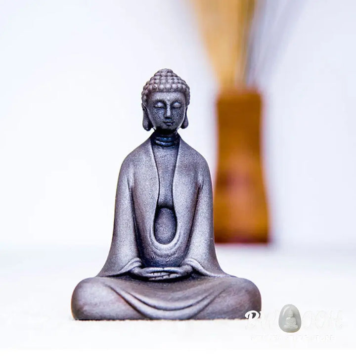 BWOOOH resin Buddha statue - Handmade Meditation Sakyamuni Buddh