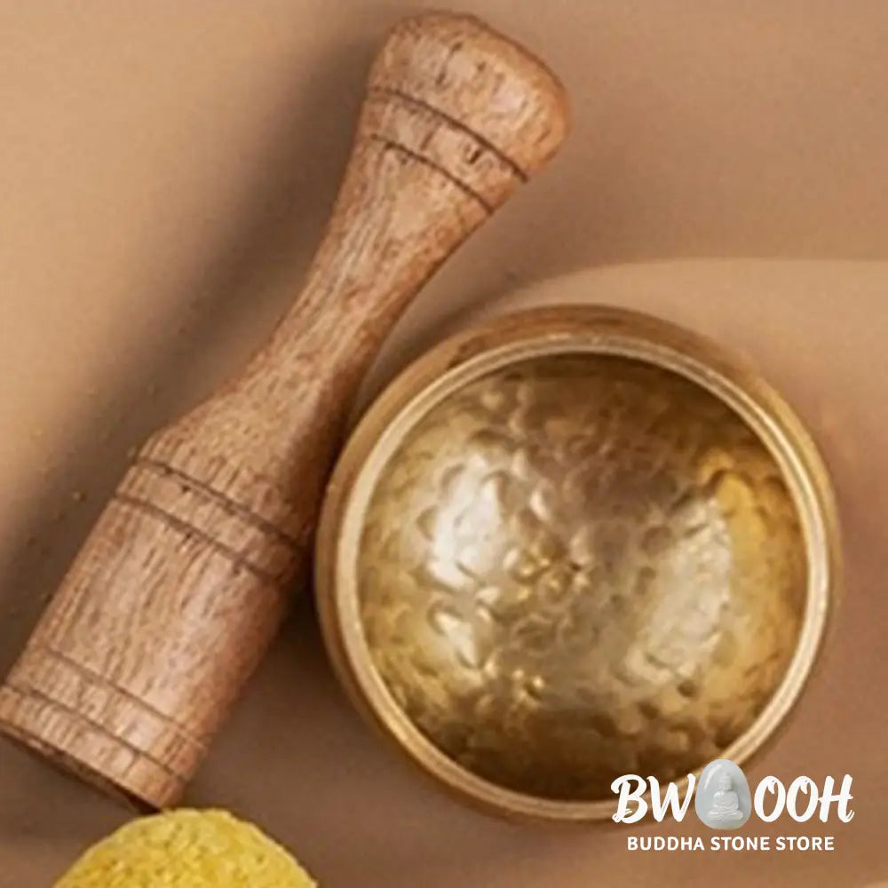 BWOOOH Tibetan singing bowl for meditation - Handmade Mini Small Singing Bo