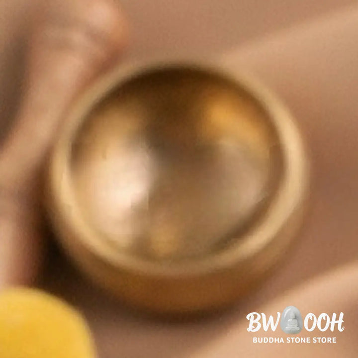 BWOOOH Tibetan singing bowl for meditation - Handmade Mini Small Singing Bo