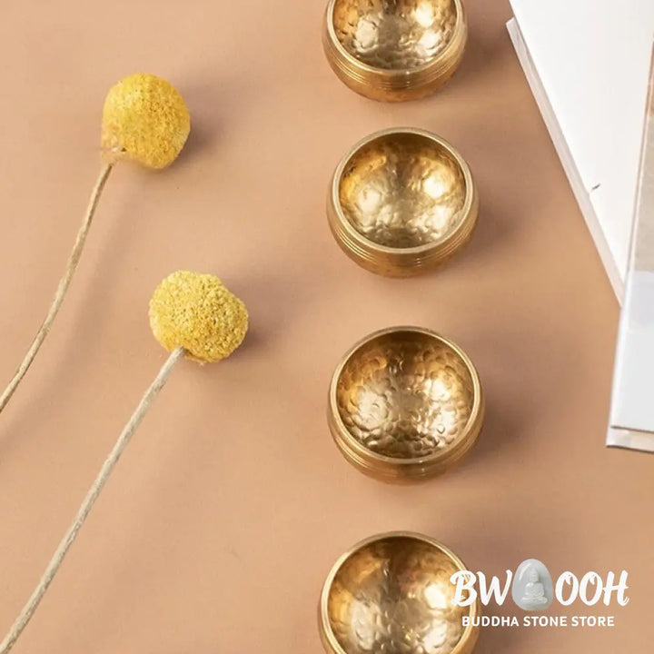 BWOOOH Tibetan singing bowl for meditation - Handmade Mini Small Singing Bo
