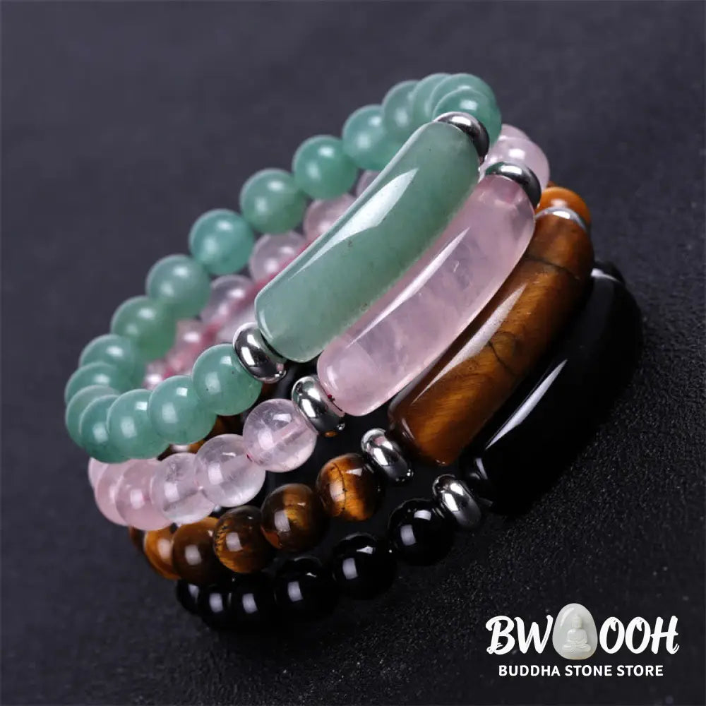 Buddha Stones Handmade Natural Gemstone Healing Bracelet - BWOOOH - Bracelet