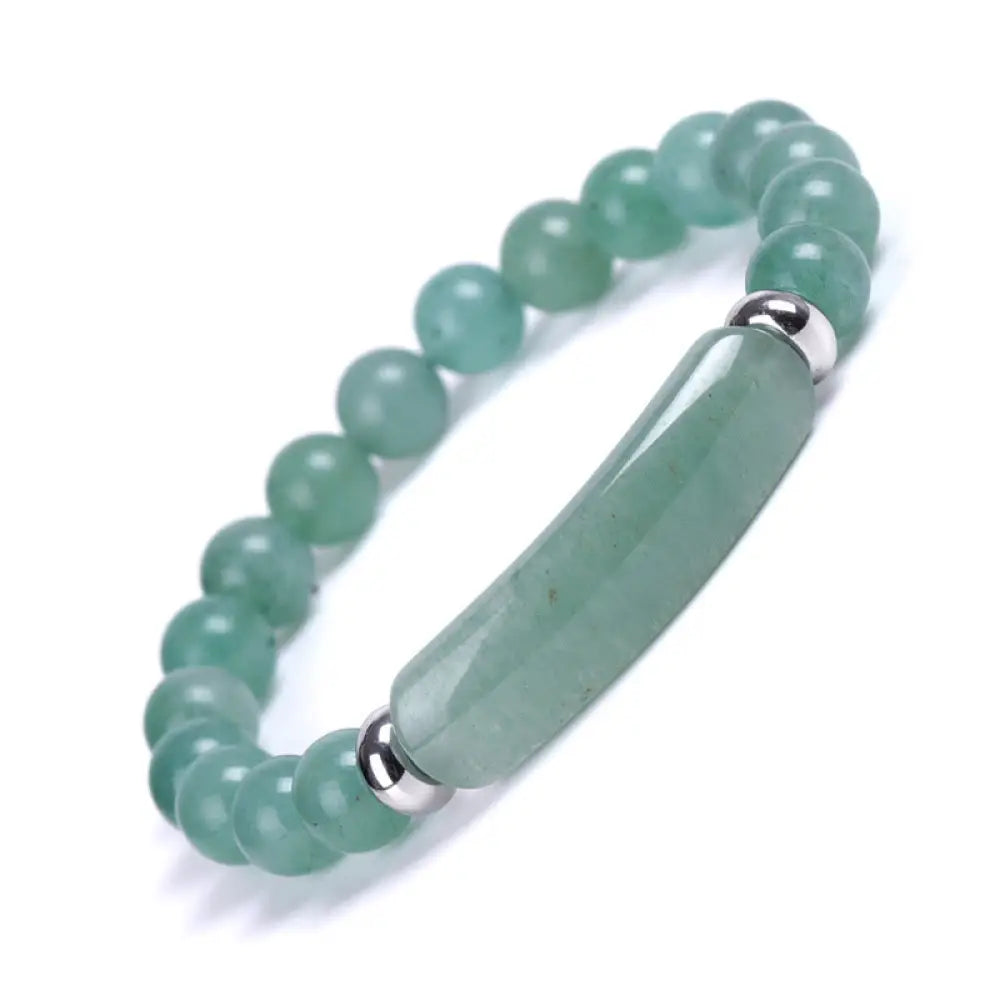 Buddha Stones Handmade Natural Gemstone Healing Bracelet - BWOOOH - Green Aventurine - Bracelet