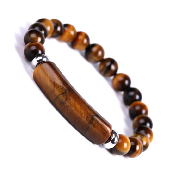 Buddha Stones Handmade Natural Gemstone Healing Bracelet - BWOOOH - Tiger Eye - Bracelet