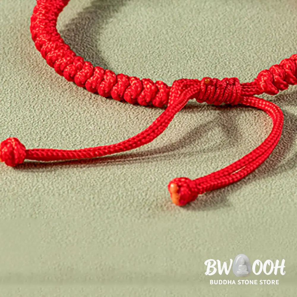 BWOOOH Handmade Natural Jade PiXiu Protection King Kong Knot Braided String Bracelet | spiritual healing bracelet