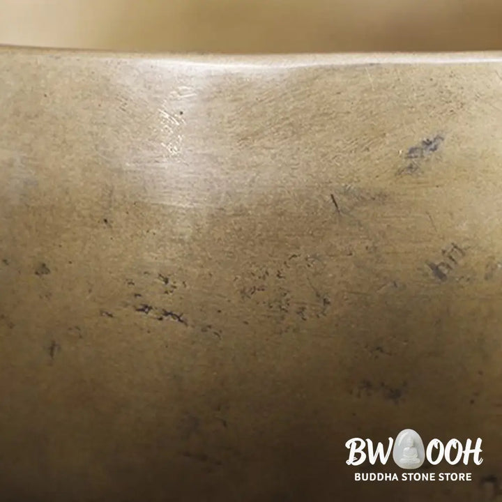BWOOOH Tibetan singing bowl for meditation - Handmade Nepal Golden Singing 