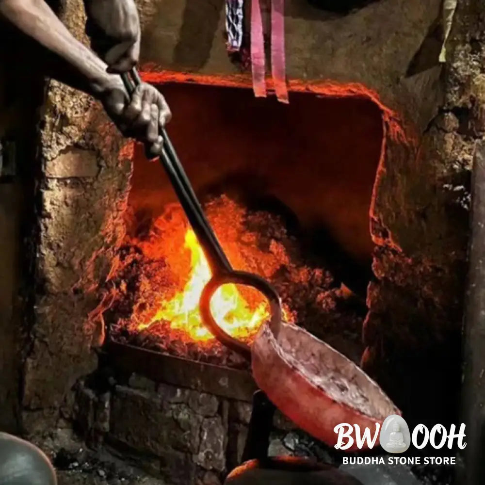 BWOOOH Tibetan singing bowl for meditation - Handmade Nepal Singing Bowl Si
