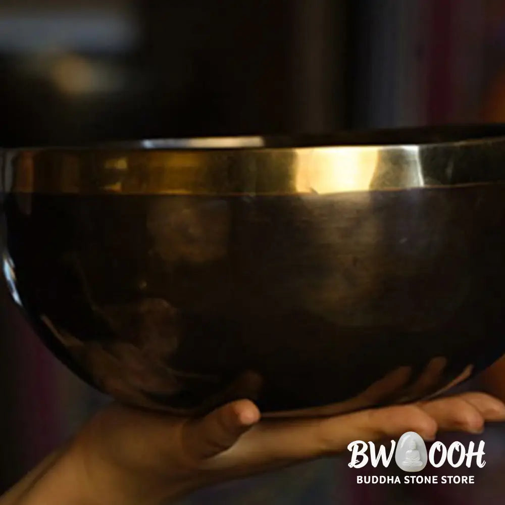 BWOOOH Tibetan singing bowl for meditation - Handmade Nepal Singing Bowl Si