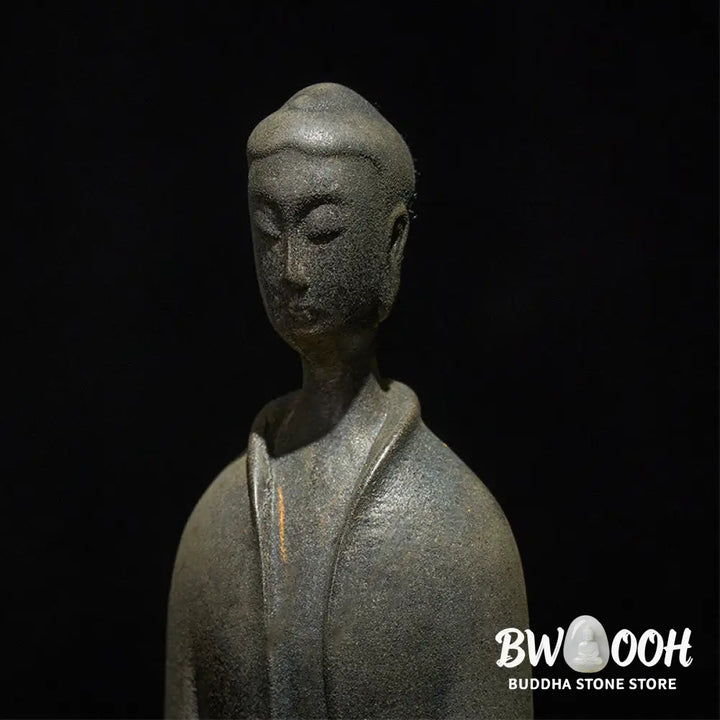 BWOOOH resin Buddha statue - Handmade Sakyamuni Buddha Iron Powd