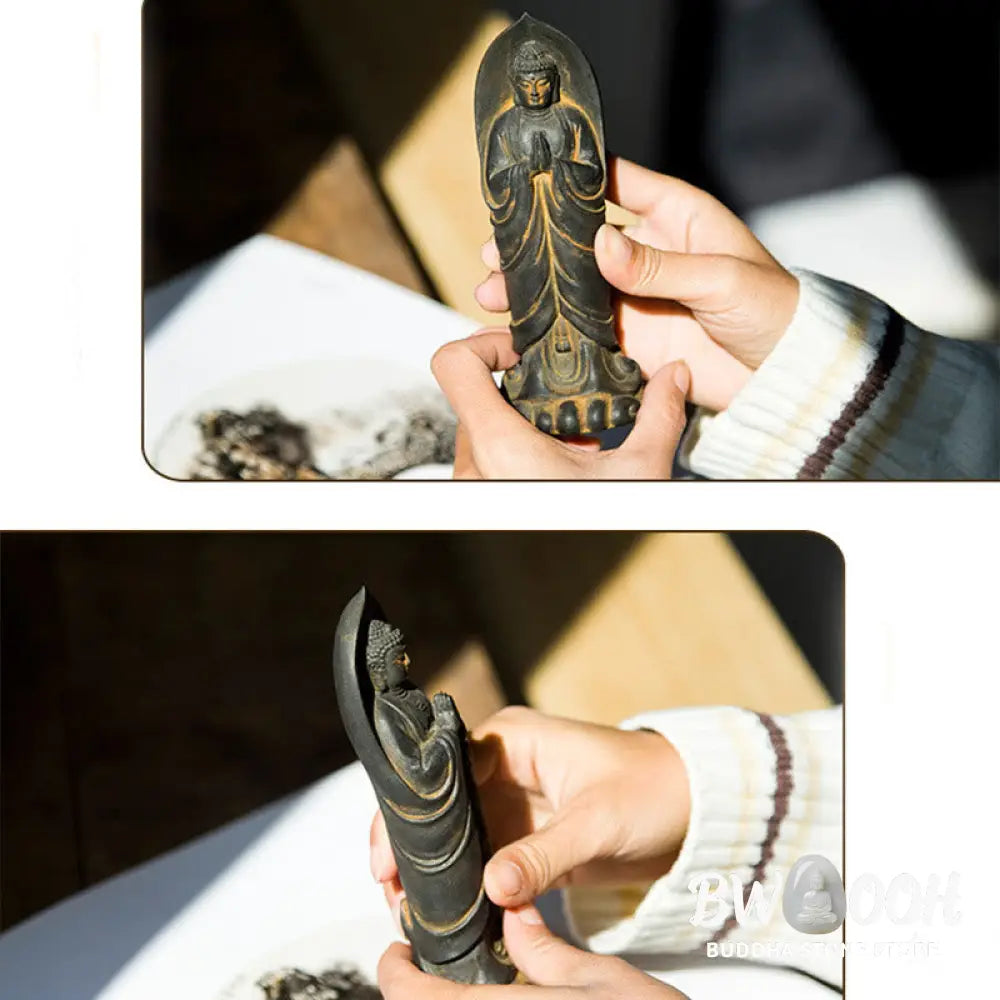 BWOOOH resin Buddha statue - Handmade Sakyamuni Buddha Namaste I