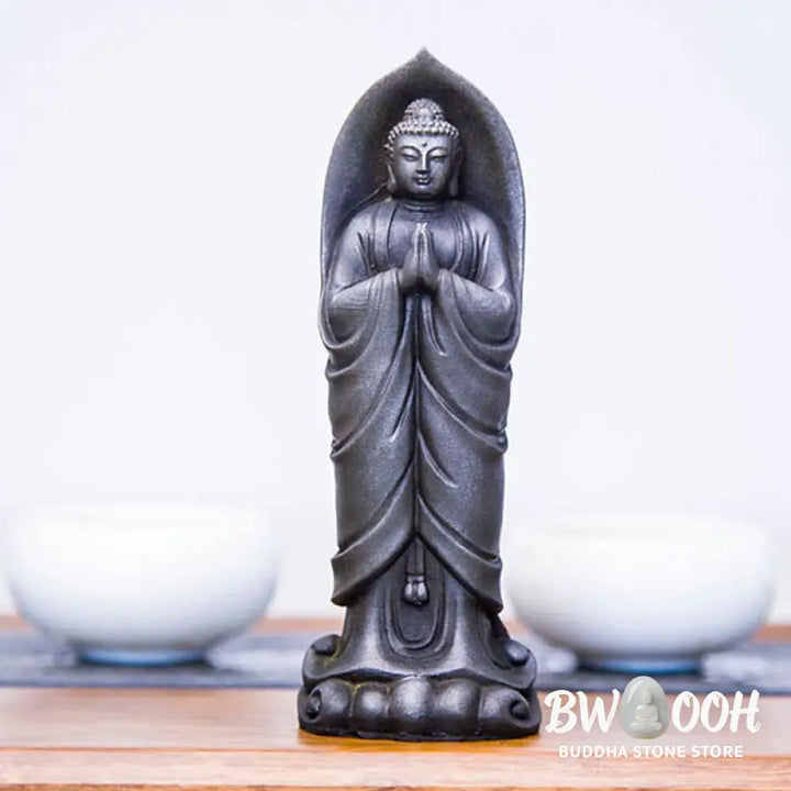 BWOOOH resin Buddha statue - Handmade Sakyamuni Buddha Namaste I