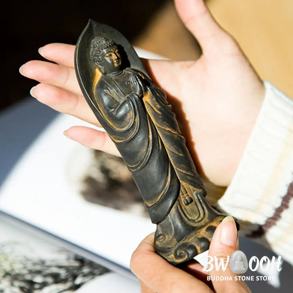 BWOOOH resin Buddha statue - Handmade Sakyamuni Buddha Namaste I