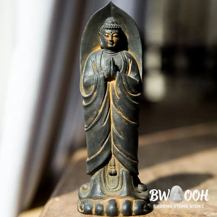 BWOOOH resin Buddha statue - Handmade Sakyamuni Buddha Namaste I