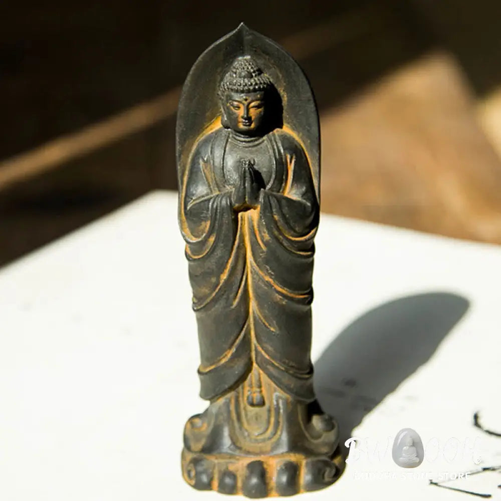 BWOOOH resin Buddha statue - Handmade Sakyamuni Buddha Namaste I
