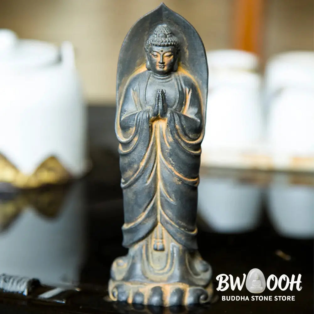 BWOOOH resin Buddha statue - Handmade Sakyamuni Buddha Namaste I