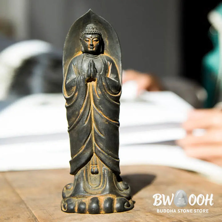 BWOOOH resin Buddha statue - Handmade Sakyamuni Buddha Namaste I