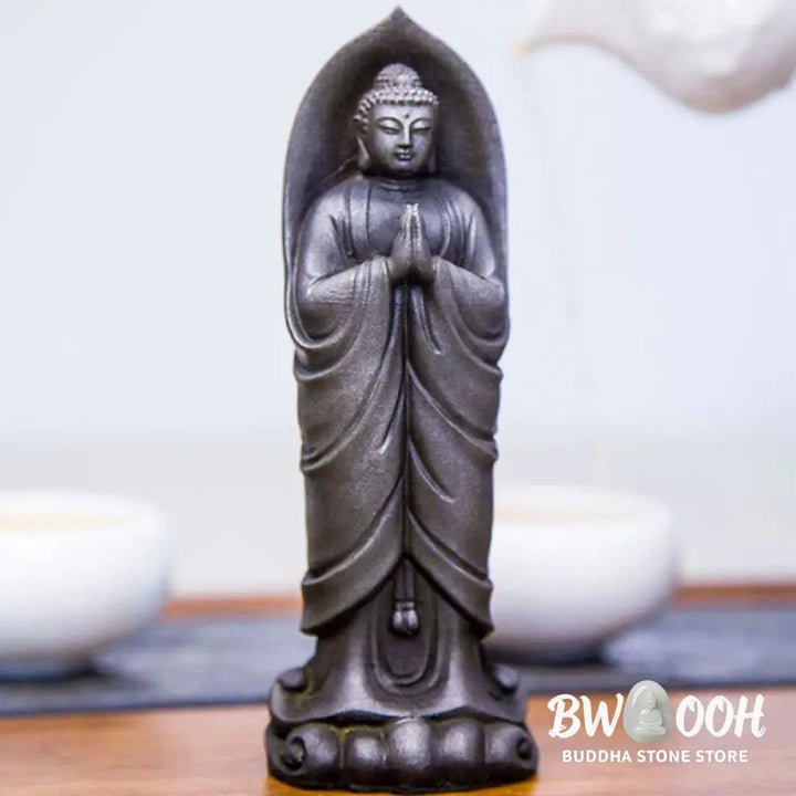 BWOOOH resin Buddha statue - Handmade Sakyamuni Buddha Namaste I