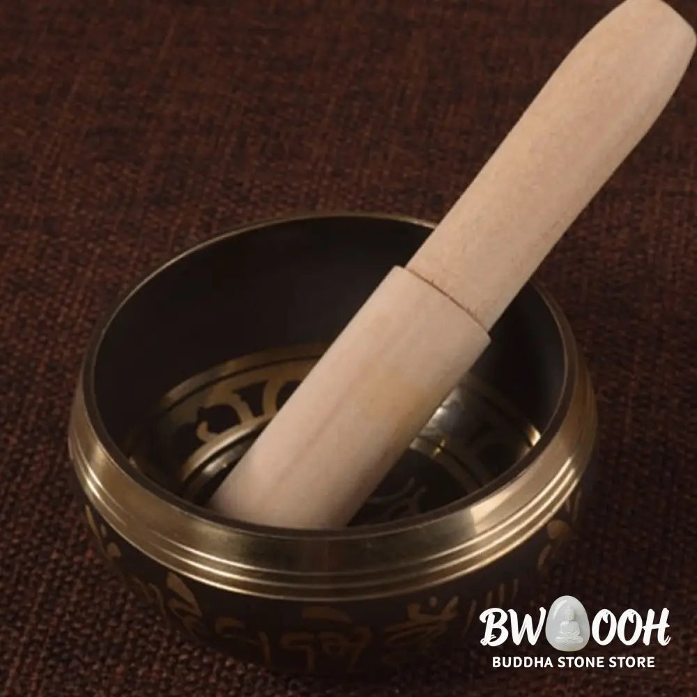 BWOOOH Tibetan singing bowl for meditation - Handmade Singing Bowl Buddha E