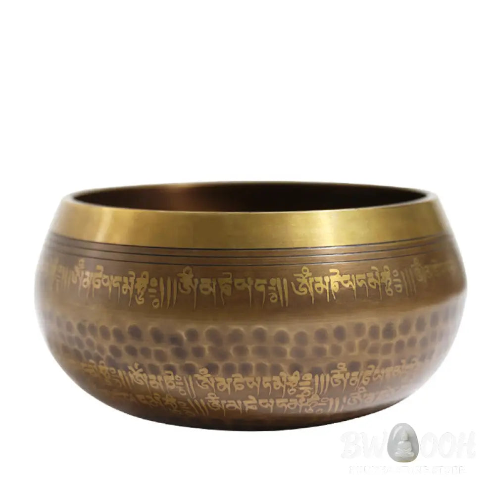 BWOOOH Tibetan singing bowl for meditation - Handmade Singing Bowl Scriptur