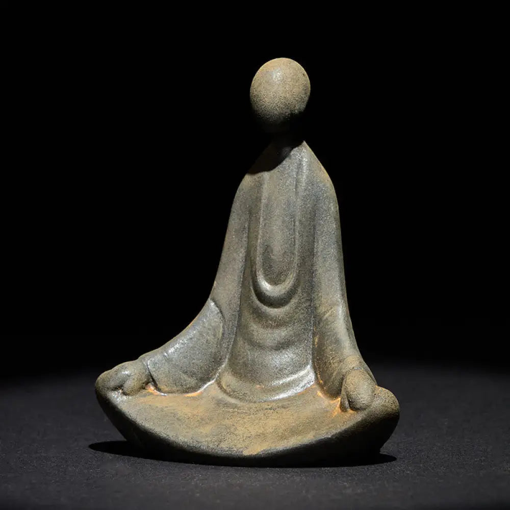 BWOOOH resin Buddha statue - Handmade Sitting Formless Buddha Ir
