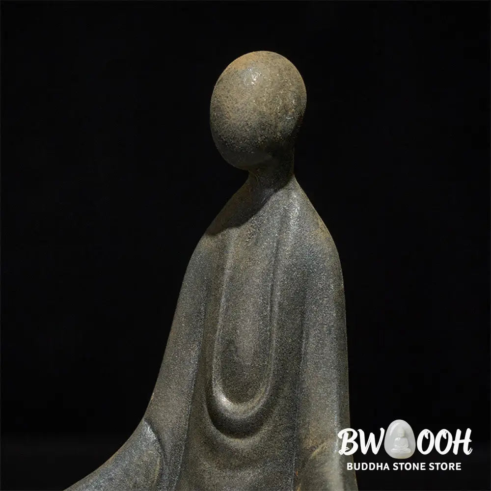 BWOOOH resin Buddha statue - Handmade Sitting Formless Buddha Ir