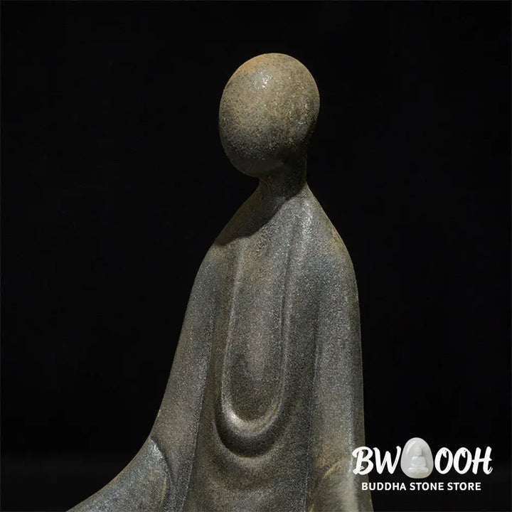 BWOOOH resin Buddha statue - Handmade Sitting Formless Buddha Ir