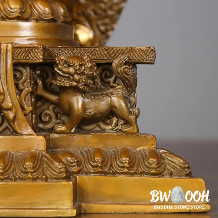 BWOOOH copper Kwan Yin statue - Handmade Thousand-armed Avalokitesv