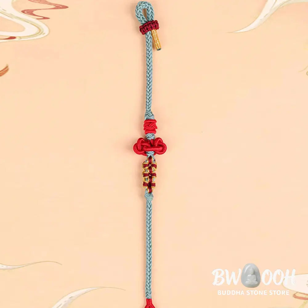 Buddha Stones Handmade Wenchang Knot Luck Strength Braided Rope Bracelet - BWOOOH - Bracelet